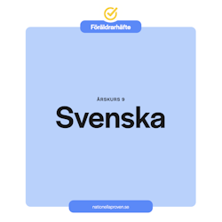 Svenska åk 9