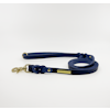 Leather Leash Navy