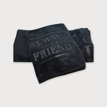 Always Your Friend - Microfiber handduk svart