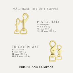 Tvåfärgat   BioThane® hundkoppel