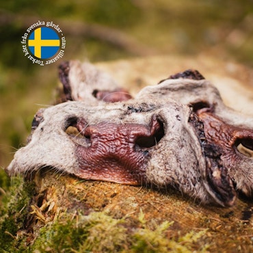 Torkad Oxmule med päls