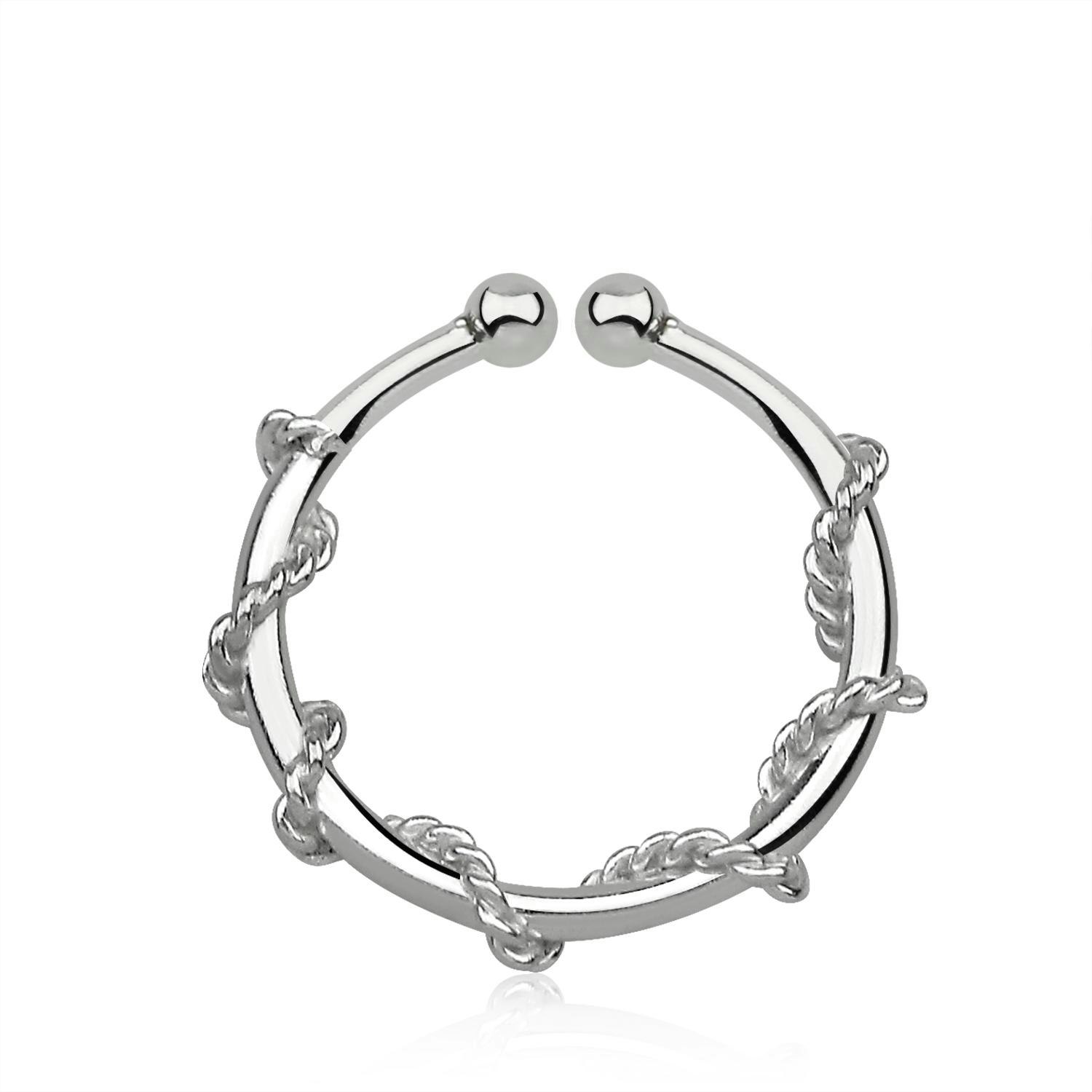 925 silver fake septum piercing - tunt rep design