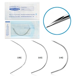 Böjd piercingnål - Curved piercing needle
