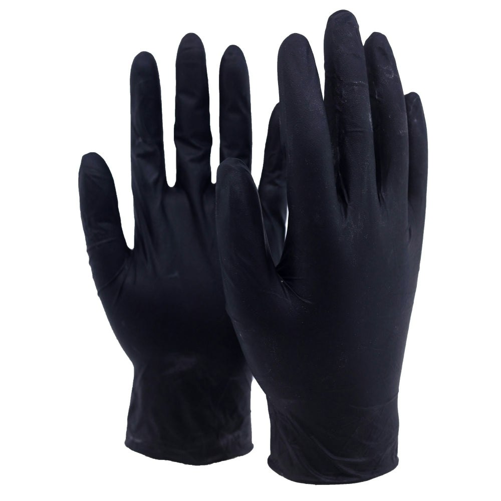 Engångshandske / Plasthandske Gentle Touch svart 90pack XXL