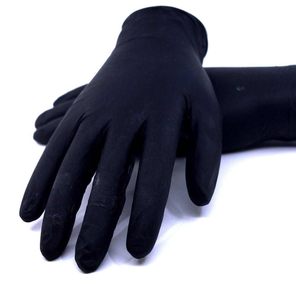 Engångshandske / Plasthandske Gentle Touch svart 90pack XXL
