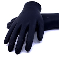 Engångshandske / Plasthandske Gentle Touch svart 90pack XXL