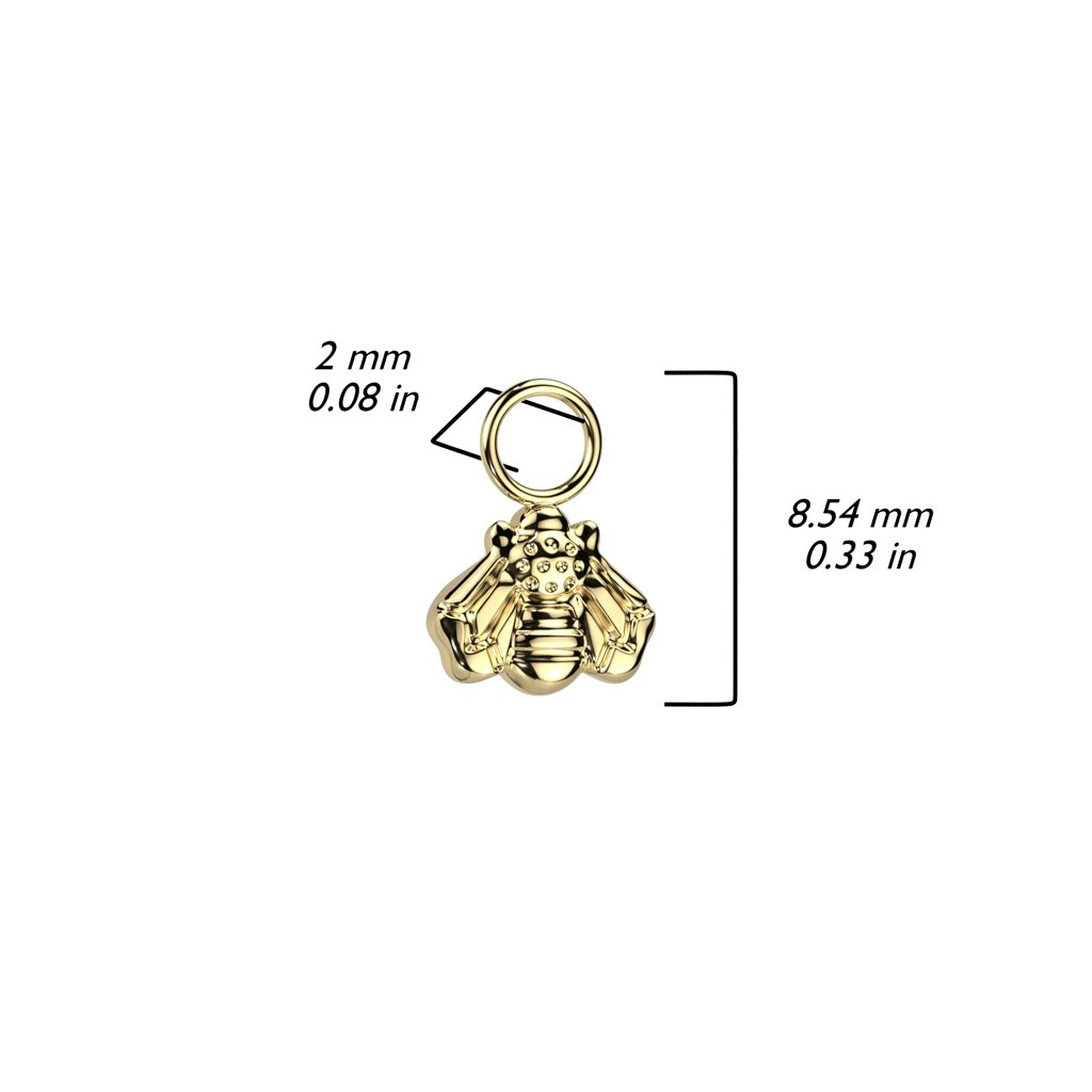 Hänge / berlock till clicker ringar - titanium - Bi
