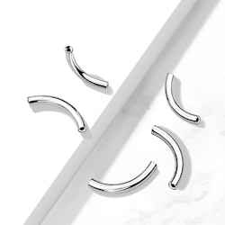 Banana barbell i titanium - threadless del