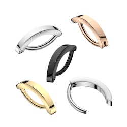 Titanium navelsmycke med unik design