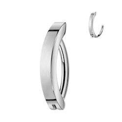 Titanium navelsmycke med unik design