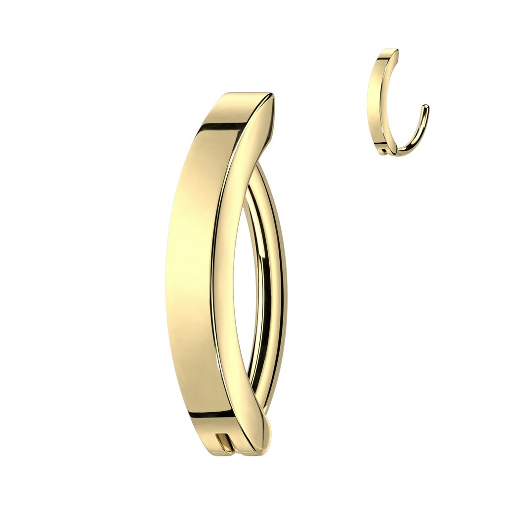 Titanium navelsmycke med unik design