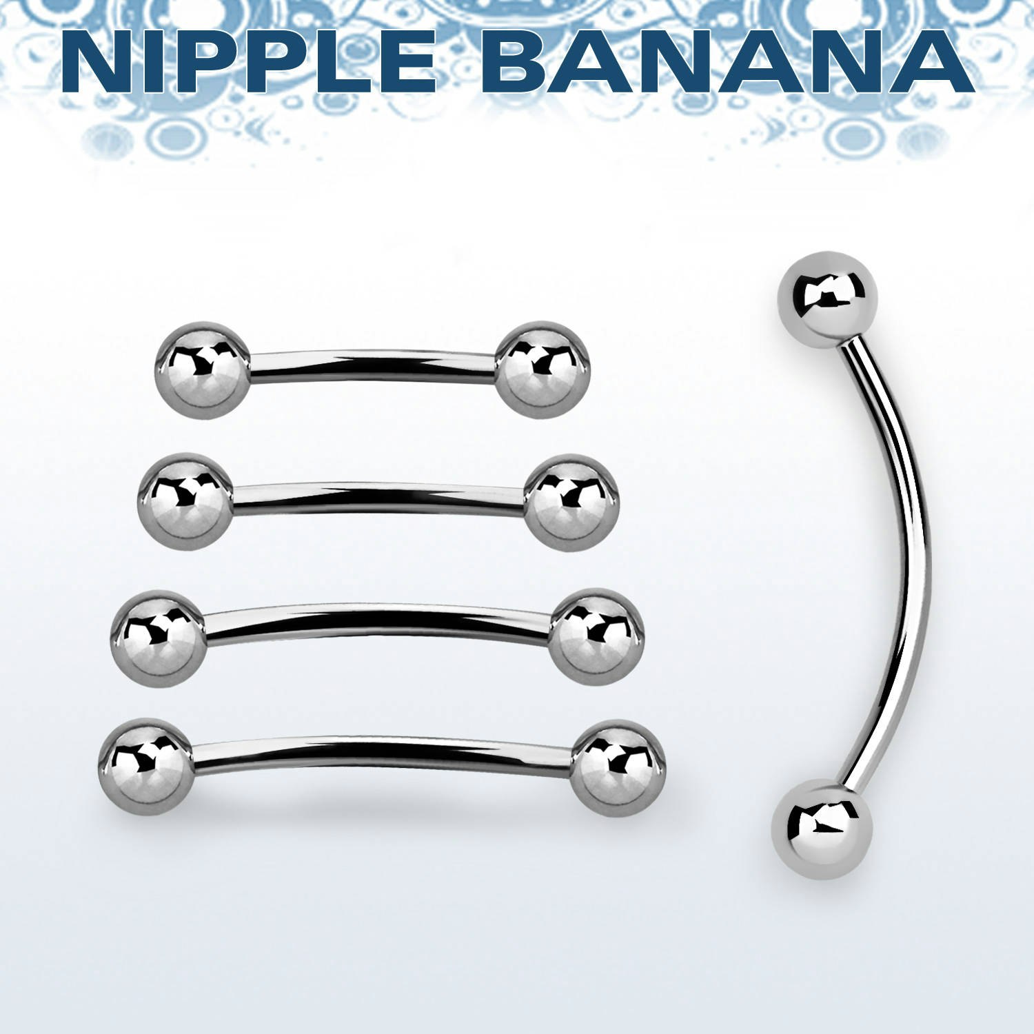 Banana 1.6mm med 5mm kulor