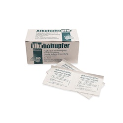 Alkoholservetter för hudrengöring inför piercing 2-pack