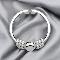 925 silver fake septum piercing - balinesisk design