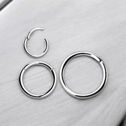 Clicker med gångjärn - Titanium 1,2mm