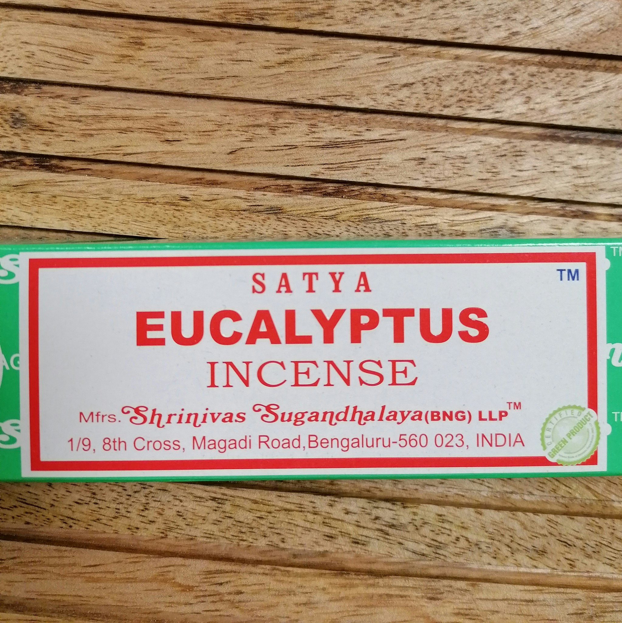 Satya incense Eucalyptus