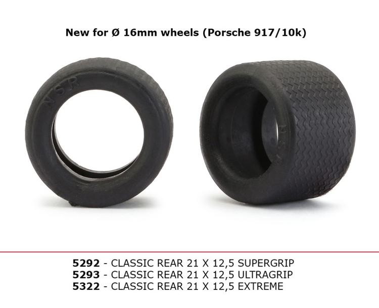 NSR - Classic Rear Tyre - 21 x 12,5 mm - Extreme (x4)