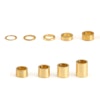 NSR - 3/32" axle brass spacers -  .010" / 0,25 mm (10x)