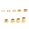 NSR - 3/32" axle brass spacers -  .040" / 1,00 mm (10x)