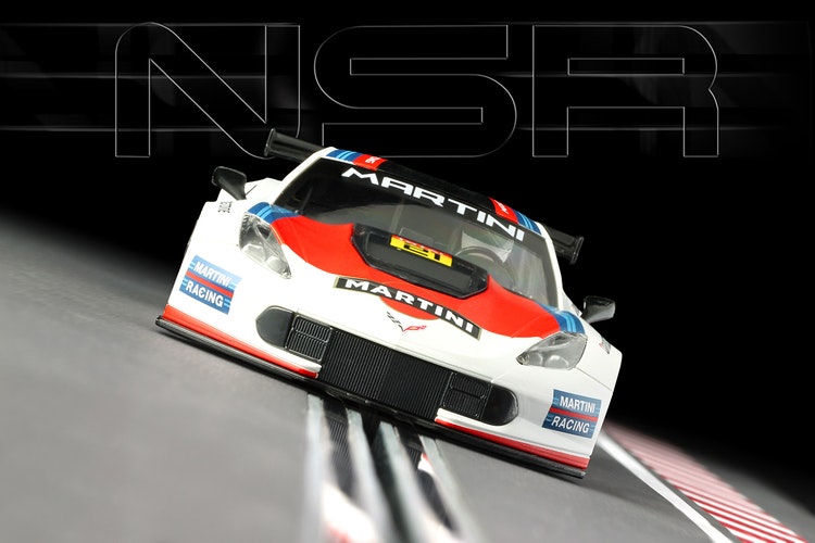 NSR - Corvette C7R - Martini Racing #21 - White - SW - Shark 25.000 rpm