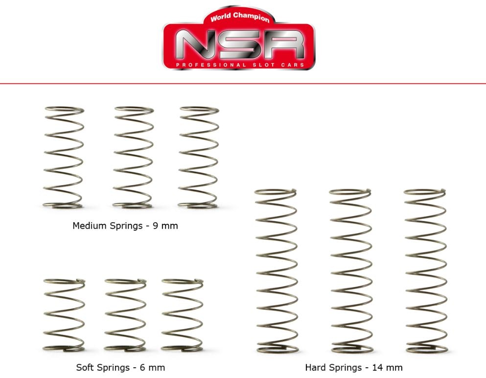 NSR - Suspension MEDIUM springs 9 mm (10x)