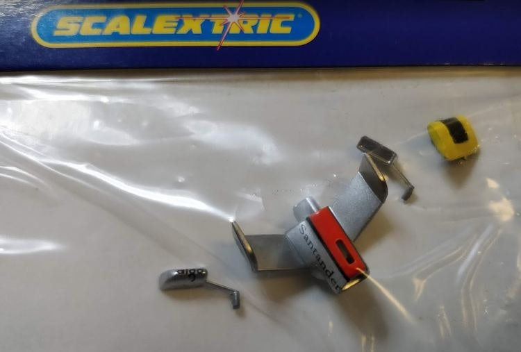 Scalextric W9503 -  Wing Mirrors etc to Scalextric C2837 - F1 McLaren