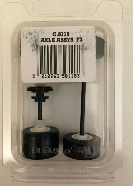 Scalextric C8118 - Axle Set F3 most variants (New Old Stock - NOS)