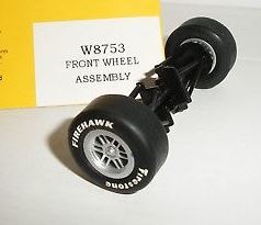 Scalextric W8753 - Front Axle Assembly Dallara Indy Car (C2516)