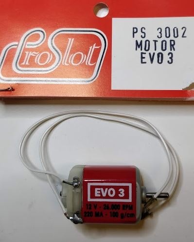 Proslot - Motor EVO3 26000 rpm 12V - 100g/cm (NOS - New Old Stock)