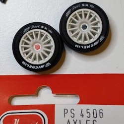 Proslot - Independent front axles, wheel and tyres (NOS - New Old Stock)