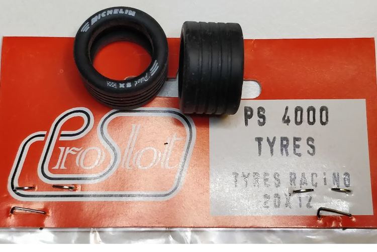 Proslot - Tyres Racing 20 x 12  (NOS - New Old Stock) 4 pcs