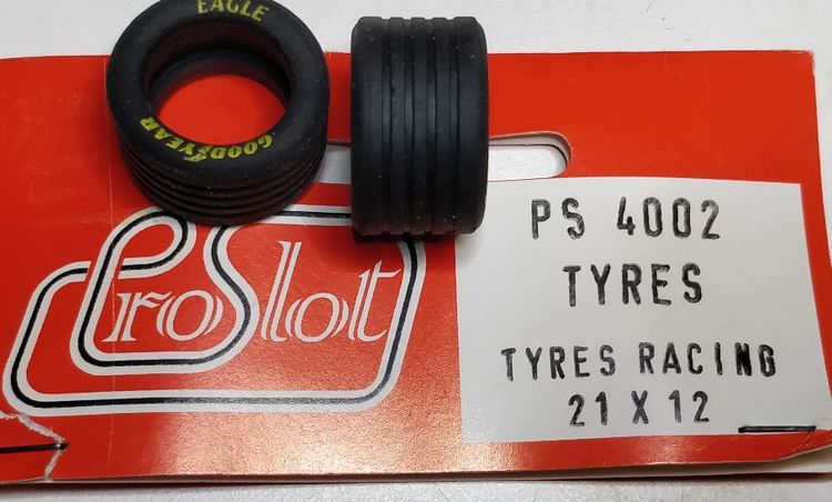 Proslot - Tyres Racing 21 x 12  (NOS - New Old Stock) 4 pcs