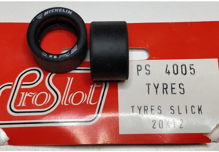 Proslot - Tyres Slicks 20 x 12  (NOS - New Old Stock) 4 pcs