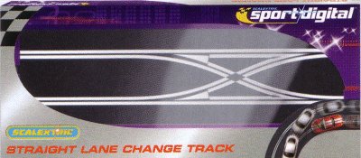 Scalextric - Straight Lane Change Digital / Rak spårbytesskena för Digital (1x)
