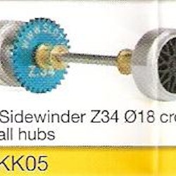 Slot.it - Starter Kit 05 - Sidewinder Z34 Ø18, 15.8x8.2mm wheels