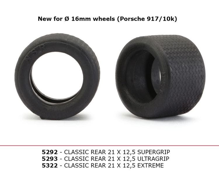 NSR - Classic Rear Tyre - 21 x 12,5 mm - Ultragrip (x4)