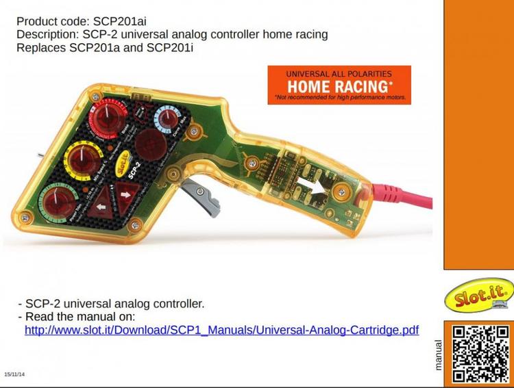 Slot.it - Electronic Controller for Home Racing (BESTÄLLNINGSVARA - ej i lager just nu.)
