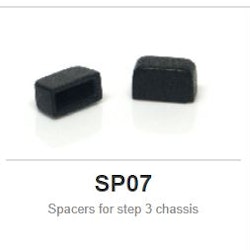 Slot.it - Spacers for step 3 chassis (x8)
