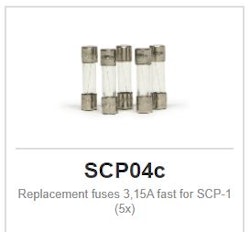 Slot.it - Replacement fuses 3,15A fast for SCP-1 (5x)