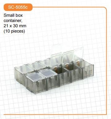 Scaleauto - Small box container, 21 x 30 mm (10 small compartments)