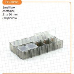 Scaleauto - Small box container, 21 x 30 mm (10 small compartments)