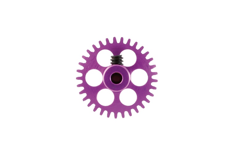 NSR - 3/32 Aluminium Gear - 33 Teeth Ø 17,5mm - Sidewinder - MAGENTA