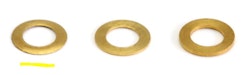 NSR - PICK-UP GUIDE SPACERS .005"/ 0,12 mm BRASS (10pcs)