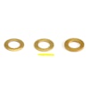 NSR - PICK-UP GUIDE SPACERS .010"/ 0,25 mm BRASS (10pcs)