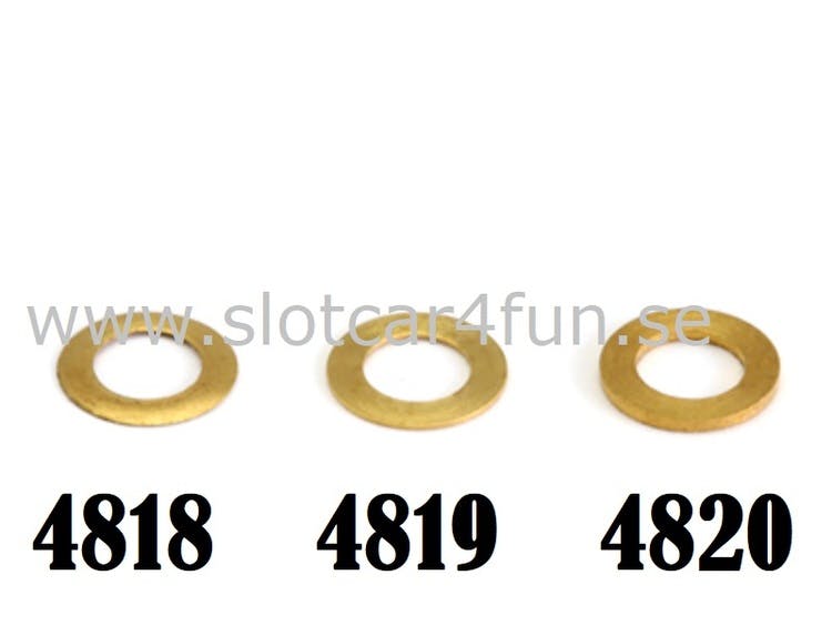 NSR - PICK-UP GUIDE SPACERS .020"/ 0,50 mm BRASS (10pcs)