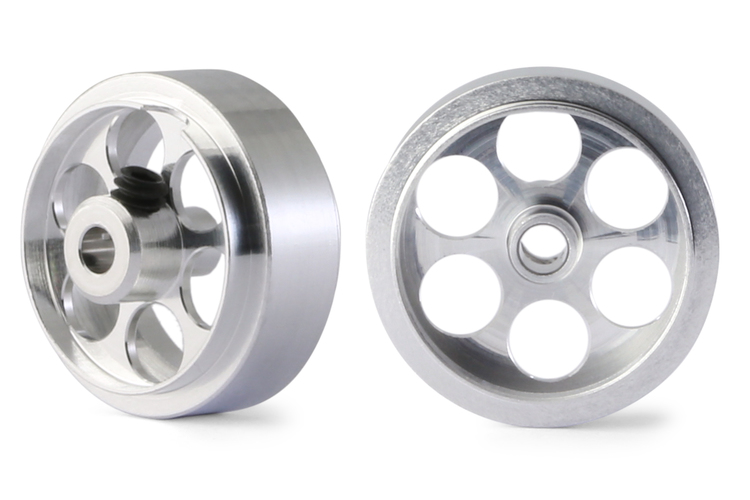NSR - Alu wheels 3/32" - Front/Rear Ø 17x8mm - Ultralight & very accurate (x2)