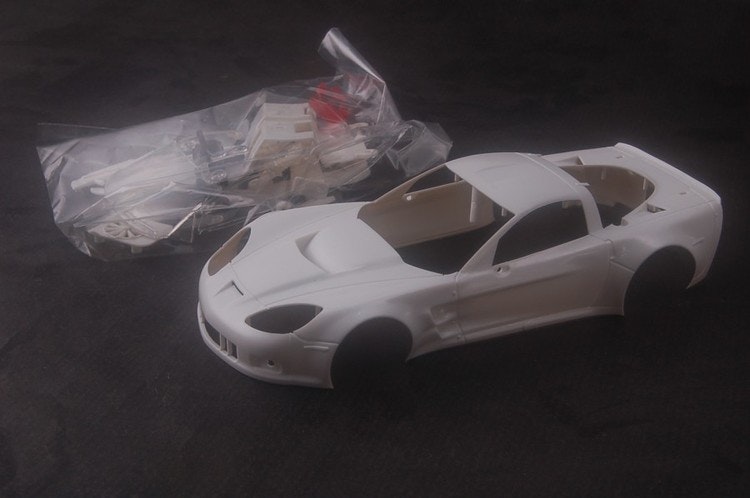 NSR - Corvette C6R - Body Kit Clear (white unpainted)