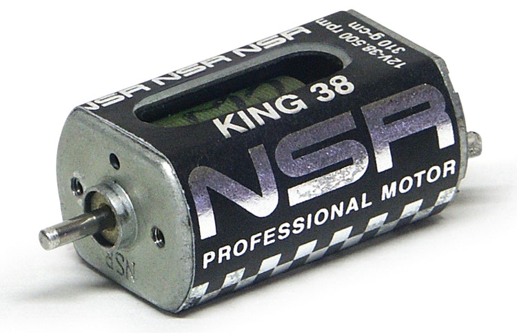 NSR - King 38 Motor - 38.500rpm - 310 g•cm @ 12V - Long can
