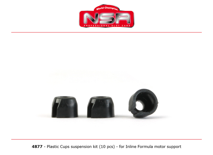 NSR - Plastic cups - for suspension kit - inline motor support 128x (10x)