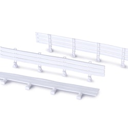 Policar - Staket - Guardrail 25cm White - 10pcs